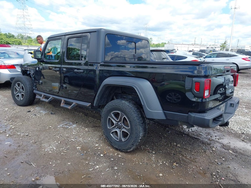 2021 Jeep Gladiator VIN 1C6JJTAG1ML511579 IAAI salvage auction — LEFT & RIGHT, Wait Title, sold $10,575 on 2026-09-04 (photo 3)