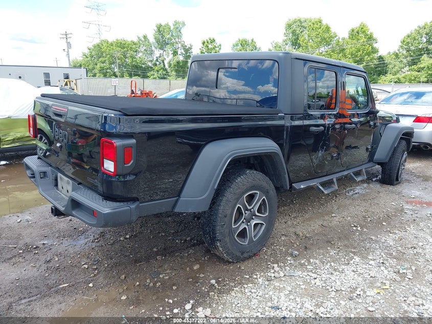 2021 Jeep Gladiator VIN 1C6JJTAG1ML511579 IAAI salvage auction — LEFT & RIGHT, Wait Title, sold $10,575 on 2026-09-04 (photo 4)