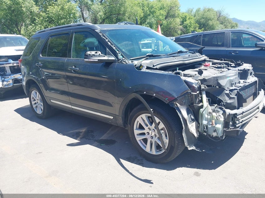 2018 Ford Explorer VIN 1FM5K8DH3JGB56150 IAAI salvage auction — FRONT END, Salvage (Utah), sold $4,900 on 2026-07-09 (photo 1)