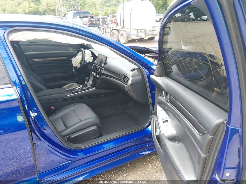 2021 Honda Accord VIN 1HGCV1F38MA124587 IAAI salvage auction — FRONT END, Salvage (Indiana), sold $3,750 on 2026-07-25 (photo 5)