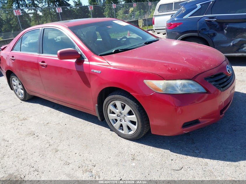 2009 Toyota Camry hybrid VIN JTNBB46K993049482 IAAI salvage auction — REAR END, Bill Of Sale (Washington), sold $875 on 2026-07-08 (photo 1)