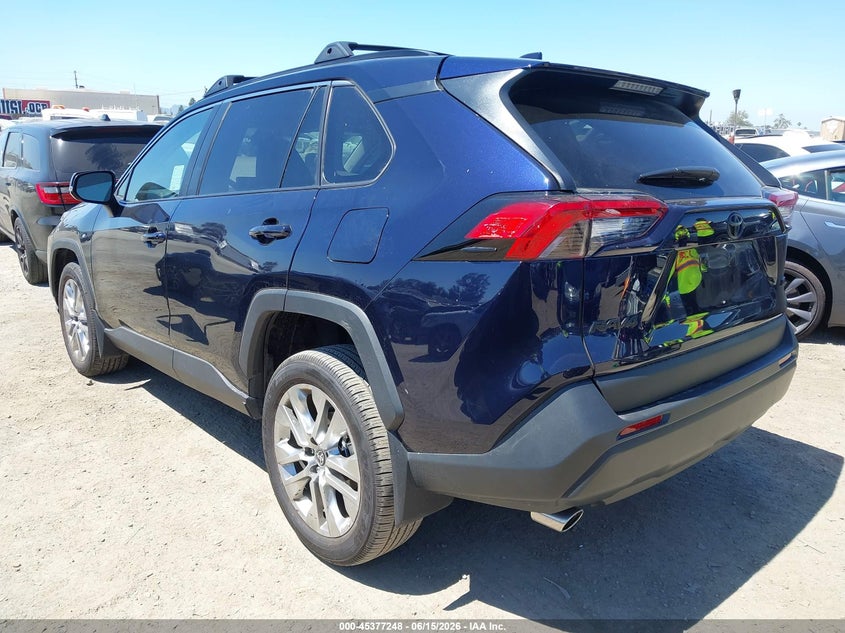 2025 Toyota Rav 4 VIN 2T3C1RFVXSW406593 IAAI salvage auction — RIGHT FRONT, Salvage (California), sold $13,100 on 2026-07-29 (photo 3)