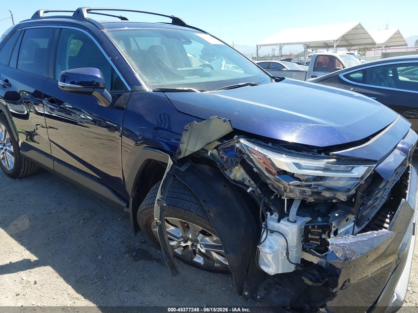 2025 Toyota Rav 4 VIN 2T3C1RFVXSW406593 IAAI salvage auction — RIGHT FRONT, Salvage (California), sold $13,100 on 2026-07-29 (photo 6)