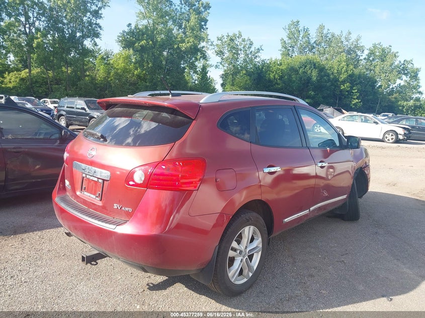 2013 Nissan Rogue VIN JN8AS5MV6DW119728 IAAI salvage auction — RIGHT FRONT, Salvage (Ohio), sold $700 on 2026-07-14 (photo 4)