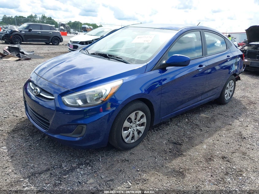 2017 Hyundai Accent VIN KMHCT4AE5HU251828 IAAI salvage auction — REAR END, Salvage (South Carolina), sold $800 on 2026-07-21 (photo 2)