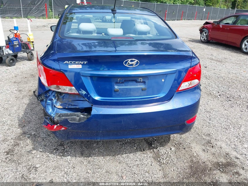 2017 Hyundai Accent VIN KMHCT4AE5HU251828 IAAI salvage auction — REAR END, Salvage (South Carolina), sold $800 on 2026-07-21 (photo 6)