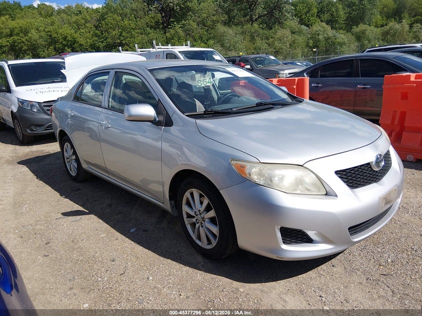 2010 Toyota Corolla VIN JTDBU4EE9A9097334 IAAI salvage auction — RIGHT REAR, Salvage (Illinois), sold $1,525 on 2026-07-22 (photo 1)