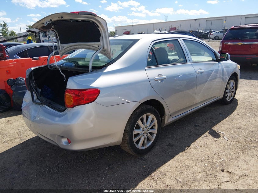2010 Toyota Corolla VIN JTDBU4EE9A9097334 IAAI salvage auction — RIGHT REAR, Salvage (Illinois), sold $1,525 on 2026-07-22 (photo 4)