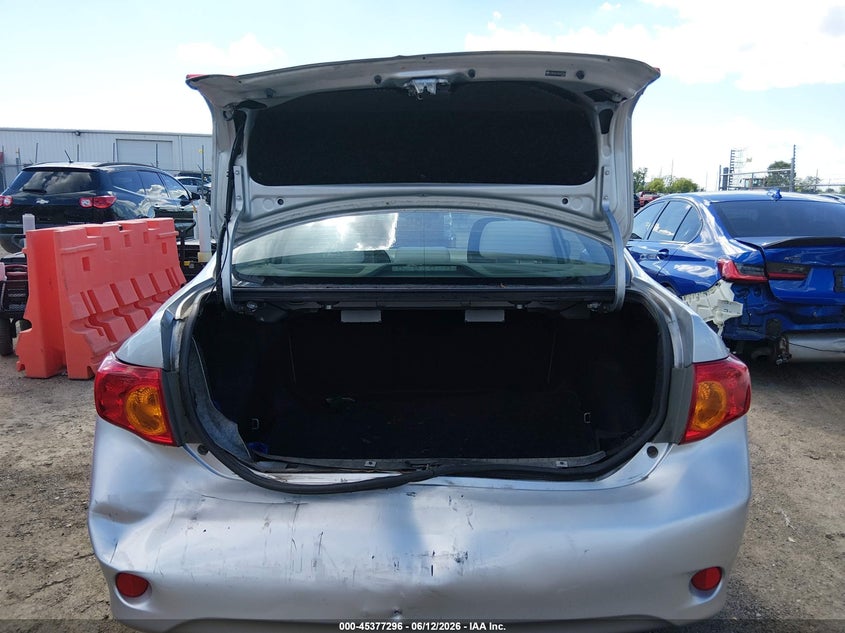 2010 Toyota Corolla VIN JTDBU4EE9A9097334 IAAI salvage auction — RIGHT REAR, Salvage (Illinois), sold $1,525 on 2026-07-22 (photo 6)