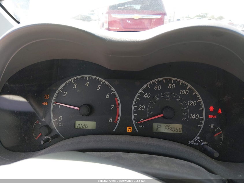 2010 Toyota Corolla VIN JTDBU4EE9A9097334 IAAI salvage auction — RIGHT REAR, Salvage (Illinois), sold $1,525 on 2026-07-22 (photo 7)