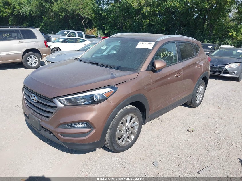 2016 Hyundai Tucson VIN KM8J3CA48GU239826 IAAI salvage auction — NORMAL WEAR, Clear (Illinois), sold $2,850 on 2026-07-15 (photo 2)
