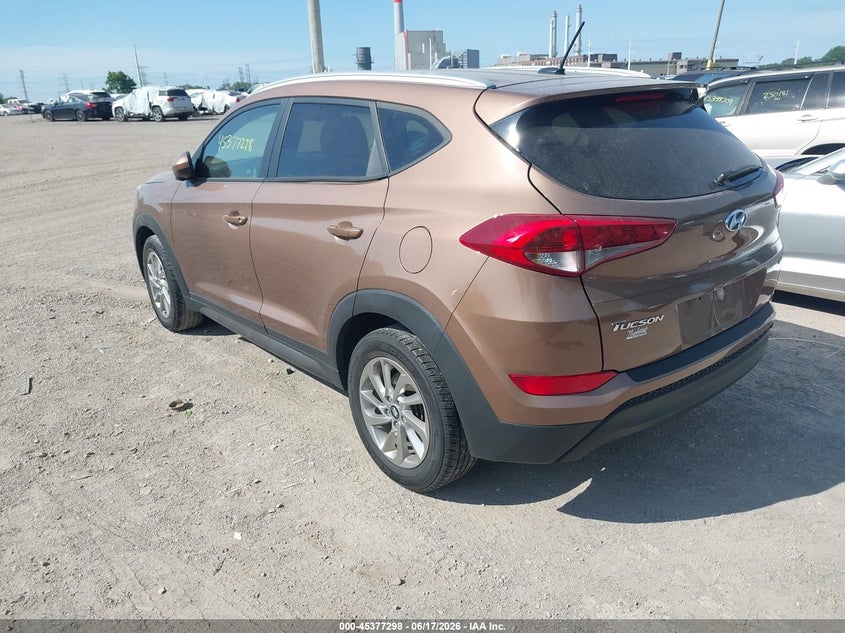 2016 Hyundai Tucson VIN KM8J3CA48GU239826 IAAI salvage auction — NORMAL WEAR, Clear (Illinois), sold $2,850 on 2026-07-15 (photo 3)