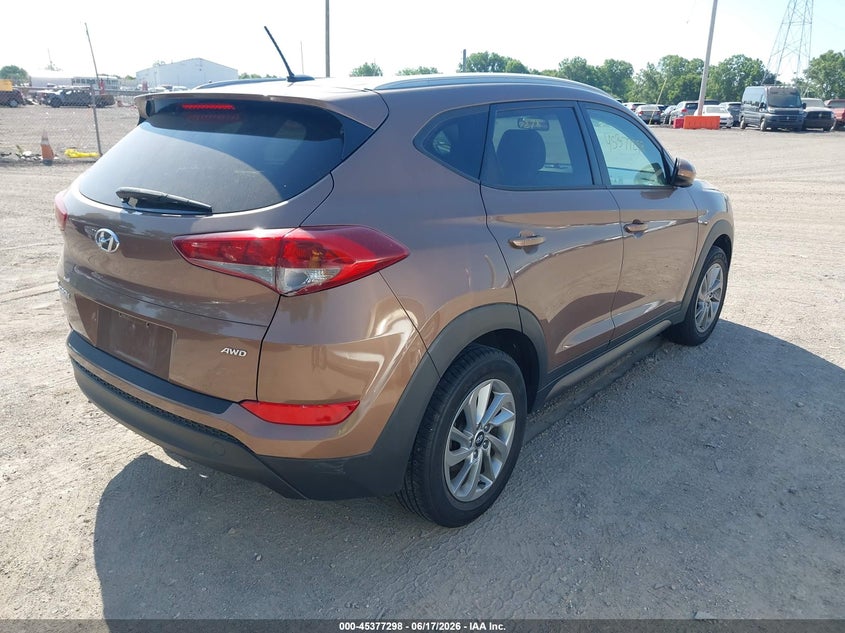 2016 Hyundai Tucson VIN KM8J3CA48GU239826 IAAI salvage auction — NORMAL WEAR, Clear (Illinois), sold $2,850 on 2026-07-15 (photo 4)