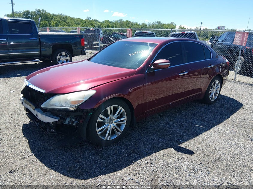 2010 Hyundai Genesis VIN KMHGC4DE0AU099489 IAAI salvage auction — FRONT END, Salvage - Greater Than 75% (Maryland), sold $675 on 2026-07-16 (photo 2)