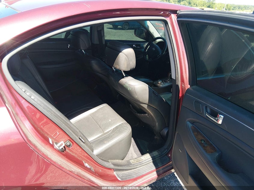 2010 Hyundai Genesis VIN KMHGC4DE0AU099489 IAAI salvage auction — FRONT END, Salvage - Greater Than 75% (Maryland), sold $675 on 2026-07-16 (photo 8)