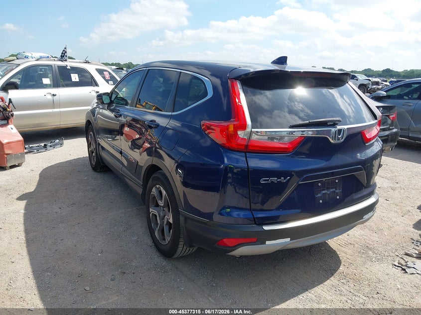 2018 Honda Cr-v VIN 7FARW1H81JE044554 IAAI salvage auction — RIGHT SIDE, Salvage (Texas), sold $8,000 on 2026-07-07 (photo 3)