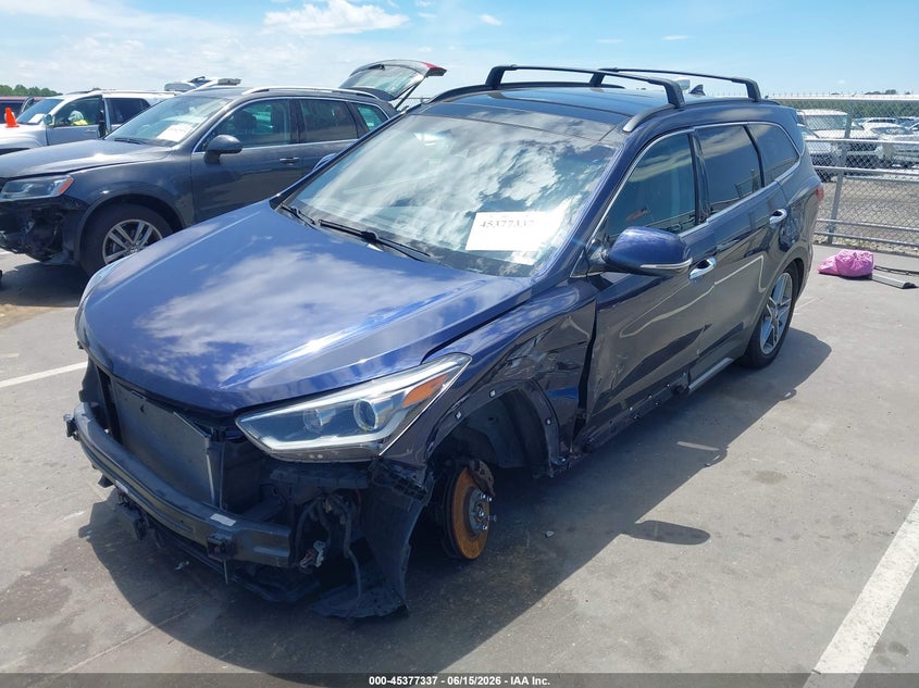 2017 Hyundai Santa fe VIN KM8SR4HF7HU235350 IAAI salvage auction — LEFT FRONT, Salvage (North Carolina), sold $3,050 on 2026-07-30 (photo 2)