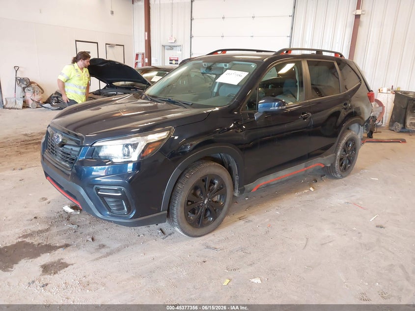2019 Subaru Forester VIN JF2SKAKC2KH550418 IAAI salvage auction — REAR END, Clear (Michigan), sold $5,025 on 2026-07-14 (photo 2)