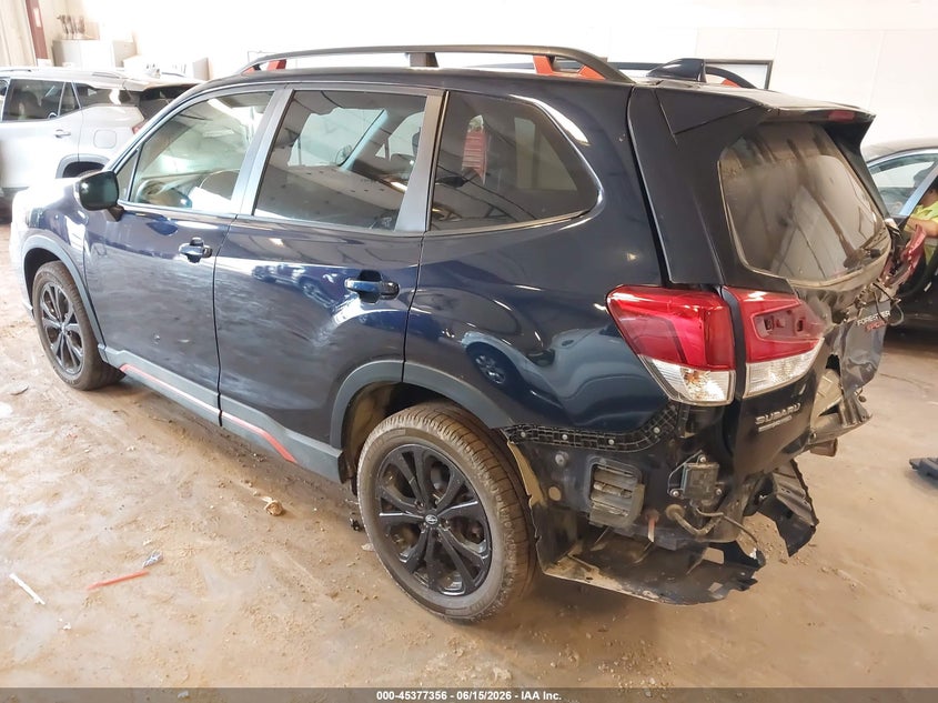 2019 Subaru Forester VIN JF2SKAKC2KH550418 IAAI salvage auction — REAR END, Clear (Michigan), sold $5,025 on 2026-07-14 (photo 3)