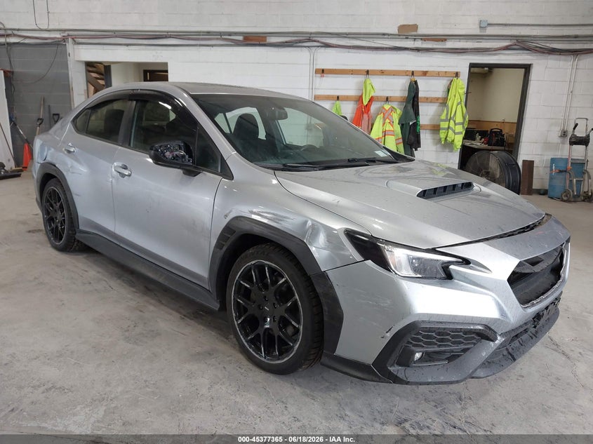 2022 Subaru Wrx VIN JF1VBAF69N9030883 IAAI salvage auction — FRONT & REAR, Salvage Title, sold $4,450 on 2026-07-10 (photo 1)