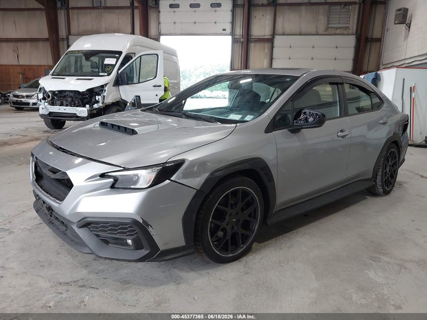 2022 Subaru Wrx VIN JF1VBAF69N9030883 IAAI salvage auction — FRONT & REAR, Salvage Title, sold $4,450 on 2026-07-10 (photo 2)