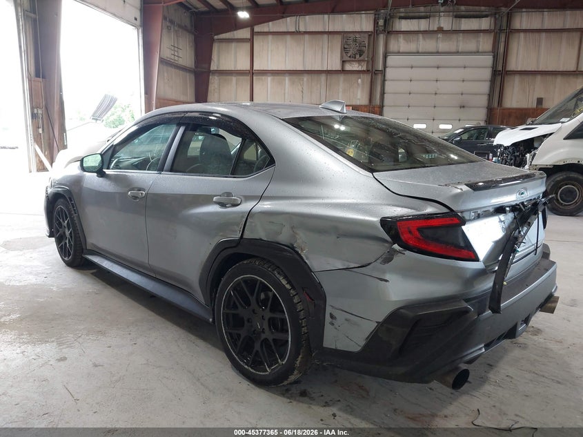 2022 Subaru Wrx VIN JF1VBAF69N9030883 IAAI salvage auction — FRONT & REAR, Salvage Title, sold $4,450 on 2026-07-10 (photo 3)