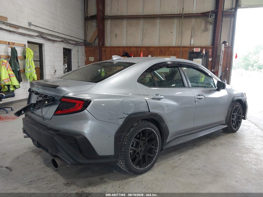 2022 Subaru Wrx VIN JF1VBAF69N9030883 IAAI salvage auction — FRONT & REAR, Salvage Title, sold $4,450 on 2026-07-10 (photo 4)