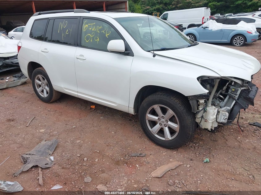 2008 Toyota Highlander VIN JTEDS41A682068275 IAAI salvage auction — FRONT END, Salvage (Alabama), sold $400 on 2026-07-15 (photo 1)