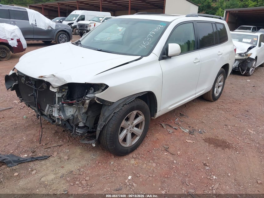 2008 Toyota Highlander VIN JTEDS41A682068275 IAAI salvage auction — FRONT END, Salvage (Alabama), sold $400 on 2026-07-15 (photo 2)