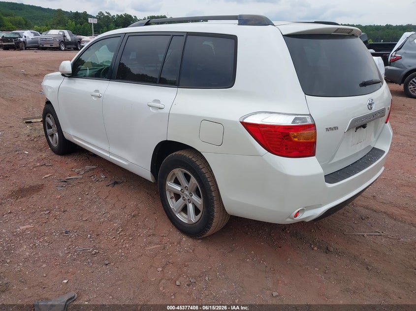 2008 Toyota Highlander VIN JTEDS41A682068275 IAAI salvage auction — FRONT END, Salvage (Alabama), sold $400 on 2026-07-15 (photo 3)