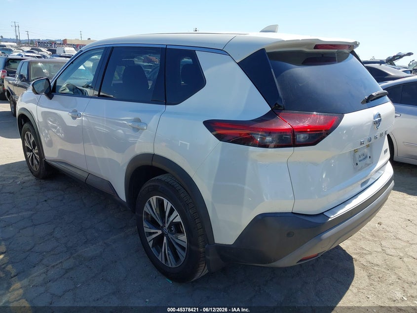 2021 Nissan Rogue VIN JN8AT3BA1MW014984 IAAI salvage auction — RIGHT FRONT, Salvage Title, sold $4,200 on 2026-07-22 (photo 3)