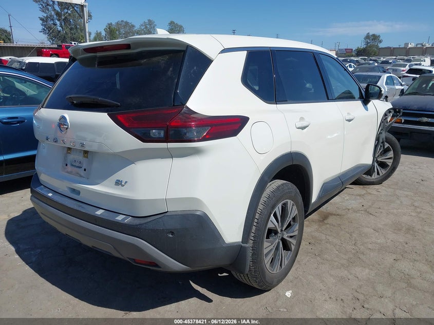 2021 Nissan Rogue VIN JN8AT3BA1MW014984 IAAI salvage auction — RIGHT FRONT, Salvage Title, sold $4,200 on 2026-07-22 (photo 4)