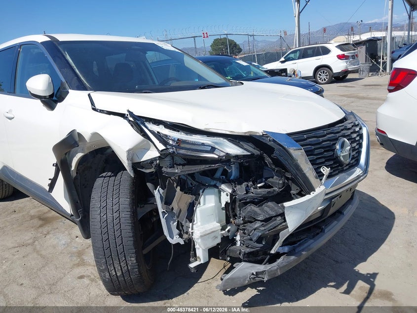2021 Nissan Rogue VIN JN8AT3BA1MW014984 IAAI salvage auction — RIGHT FRONT, Salvage Title, sold $4,200 on 2026-07-22 (photo 6)