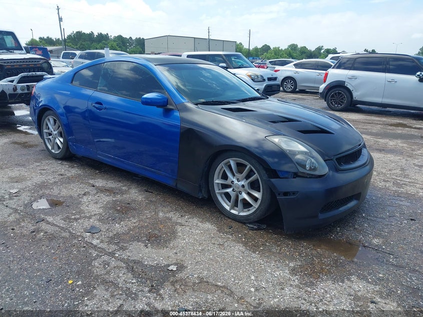 2006 Infiniti G35 VIN JNKCV54E66M711686 IAAI salvage auction — NORMAL WEAR, Original (Texas), sold $325 on 2026-07-29 (photo 1)
