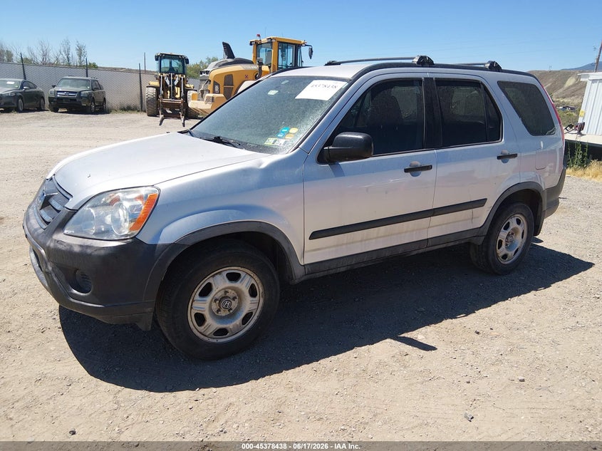 2006 Honda Cr-v VIN JHLRD78536C024548 IAAI salvage auction — NORMAL WEAR, Clear (Pennsylvania), sold $500 on 2026-07-22 (photo 2)