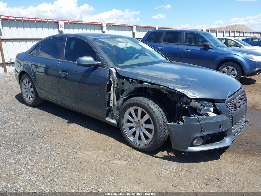 2011 Audi A4 VIN WAUAFAFL8BN038492 IAAI salvage auction — FRONT END, Clear (Montana), sold $300 on 2026-07-28 (photo 1)