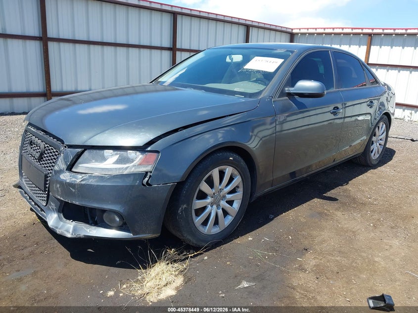 2011 Audi A4 VIN WAUAFAFL8BN038492 IAAI salvage auction — FRONT END, Clear (Montana), sold $300 on 2026-07-28 (photo 2)