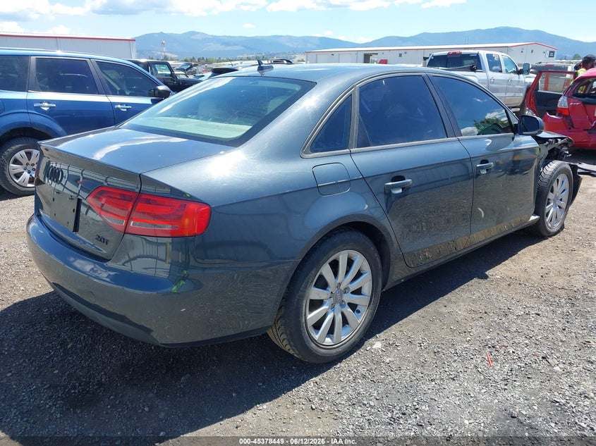 2011 Audi A4 VIN WAUAFAFL8BN038492 IAAI salvage auction — FRONT END, Clear (Montana), sold $300 on 2026-07-28 (photo 4)
