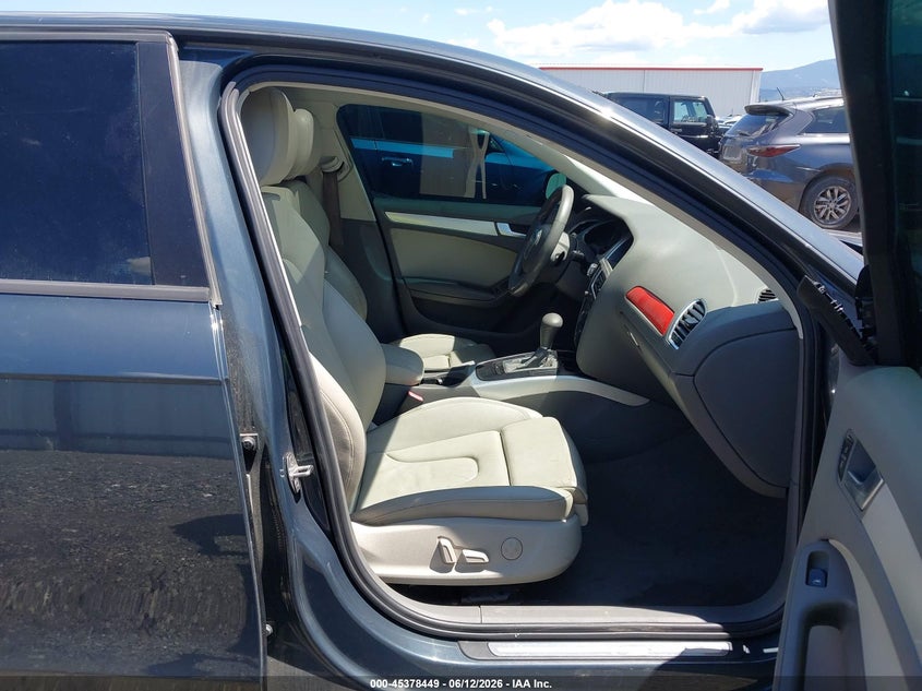 2011 Audi A4 VIN WAUAFAFL8BN038492 IAAI salvage auction — FRONT END, Clear (Montana), sold $300 on 2026-07-28 (photo 5)