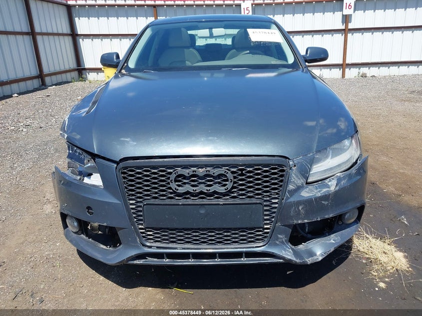 2011 Audi A4 VIN WAUAFAFL8BN038492 IAAI salvage auction — FRONT END, Clear (Montana), sold $300 on 2026-07-28 (photo 6)