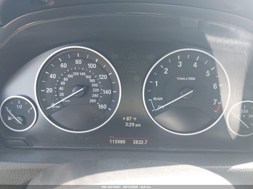 2013 BMW 3er VIN WBA3B5C53DF591419 IAAI salvage auction — LEFT SIDE, Salvage (California), sold $1,700 on 2026-07-08 (photo 7)