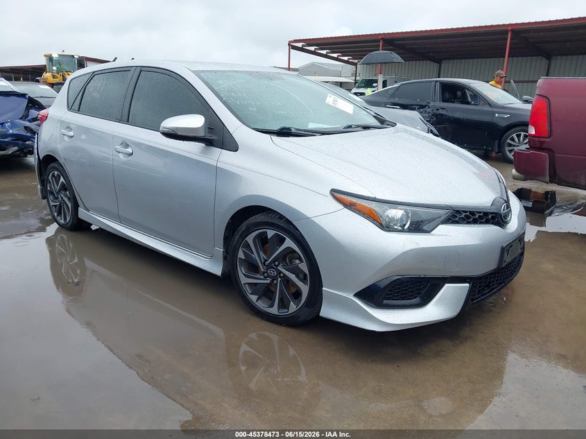 2016 Scion Im VIN JTNKARJE7GJ506557 IAAI salvage auction — REAR END, Original (Texas), sold $2,275 on 2026-07-28 (photo 1)