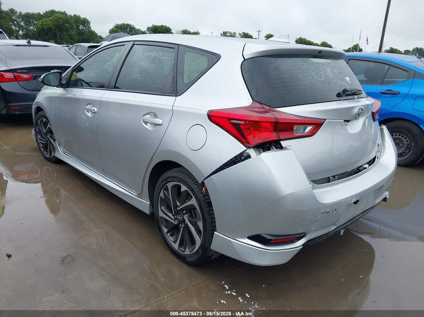 2016 Scion Im VIN JTNKARJE7GJ506557 IAAI salvage auction — REAR END, Original (Texas), sold $2,275 on 2026-07-28 (photo 3)
