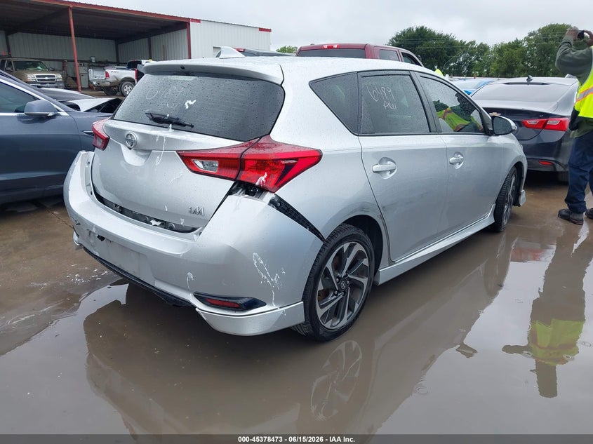 2016 Scion Im VIN JTNKARJE7GJ506557 IAAI salvage auction — REAR END, Original (Texas), sold $2,275 on 2026-07-28 (photo 4)