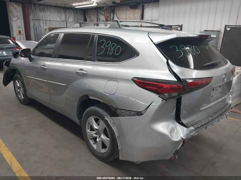 2023 Toyota Highlander VIN 5TDKDRAH3PS517239 IAAI salvage auction — FRONT END, Salvage (Arizona), sold $7,300 on 2026-07-28 (photo 3)