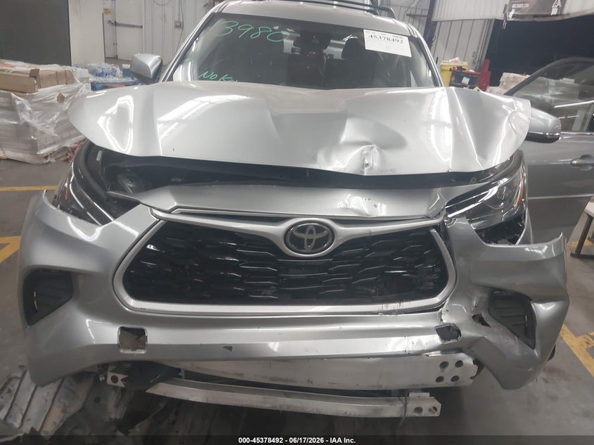 2023 Toyota Highlander VIN 5TDKDRAH3PS517239 IAAI salvage auction — FRONT END, Salvage (Arizona), sold $7,300 on 2026-07-28 (photo 6)