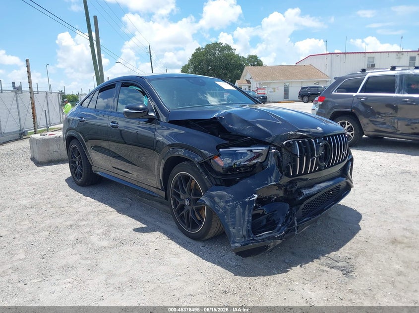 2025 Mercedes-benz Amg gle coupe VIN 4JGFD6BB0SB431862 IAAI salvage auction — FRONT END, Rebuildable (Florida), sold $34,250 on 2026-07-13 (photo 1)