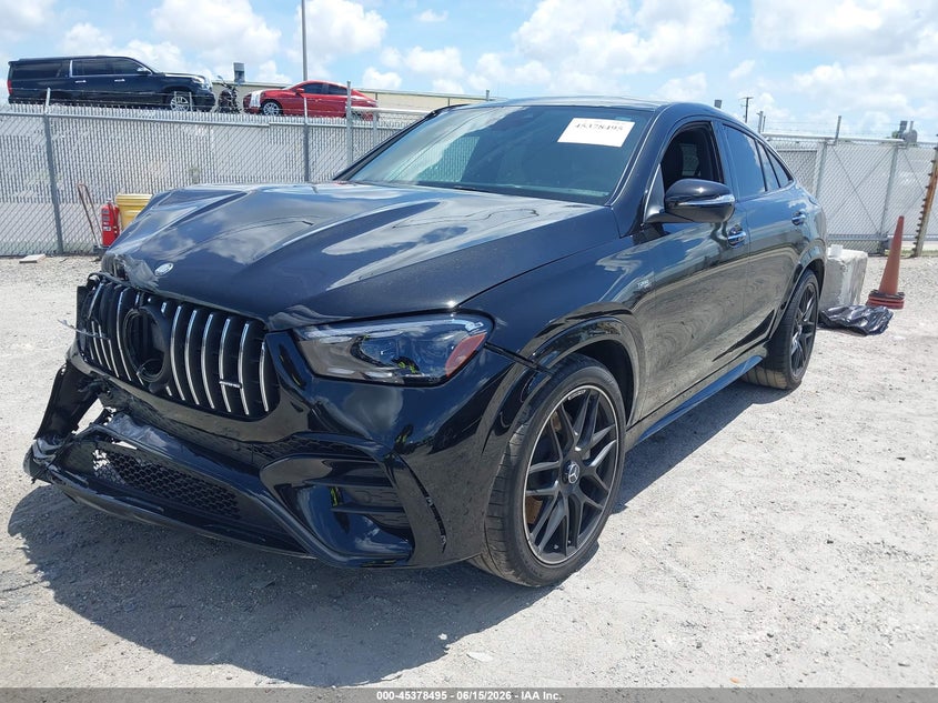 2025 Mercedes-benz Amg gle coupe VIN 4JGFD6BB0SB431862 IAAI salvage auction — FRONT END, Rebuildable (Florida), sold $34,250 on 2026-07-13 (photo 2)