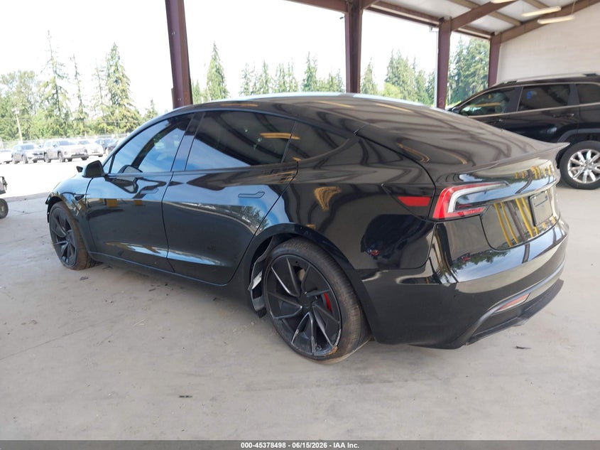 2026 Tesla Model 3 VIN 5YJ3E1ETXTF181640 IAAI salvage auction — FRONT END, Bill Of Sale (Washington), sold $10,800 on 2026-07-09 (photo 3)