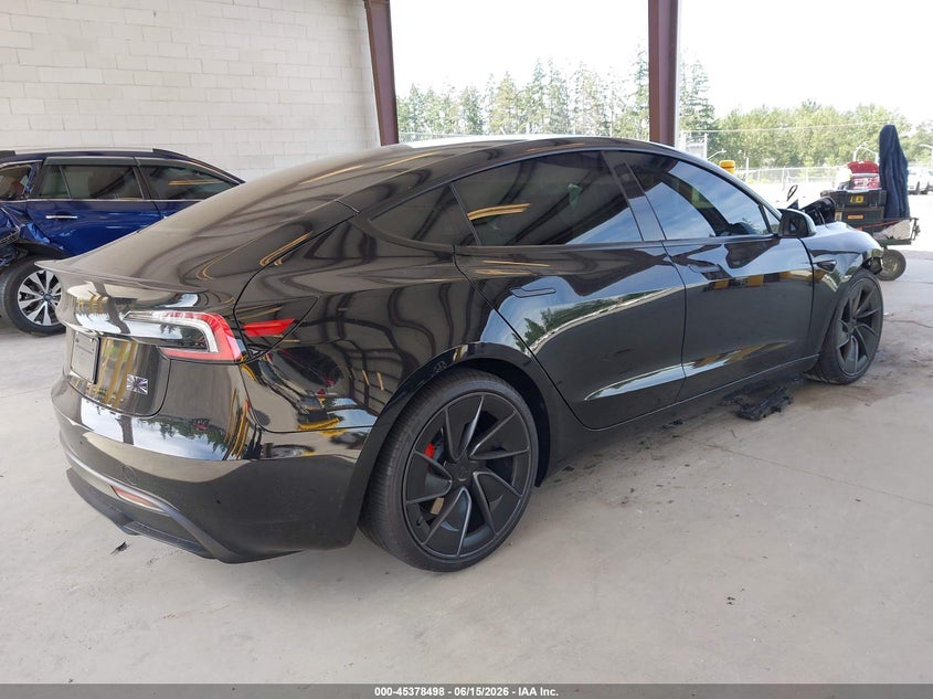 2026 Tesla Model 3 VIN 5YJ3E1ETXTF181640 IAAI salvage auction — FRONT END, Bill Of Sale (Washington), sold $10,800 on 2026-07-09 (photo 4)